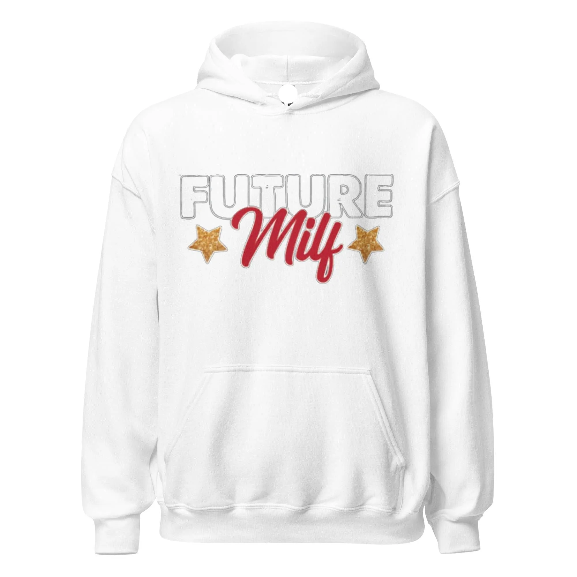 Humor Hoodie Future Milf Hoodie Ultra Soft Blended Cotton Midweight Unisex Pullover