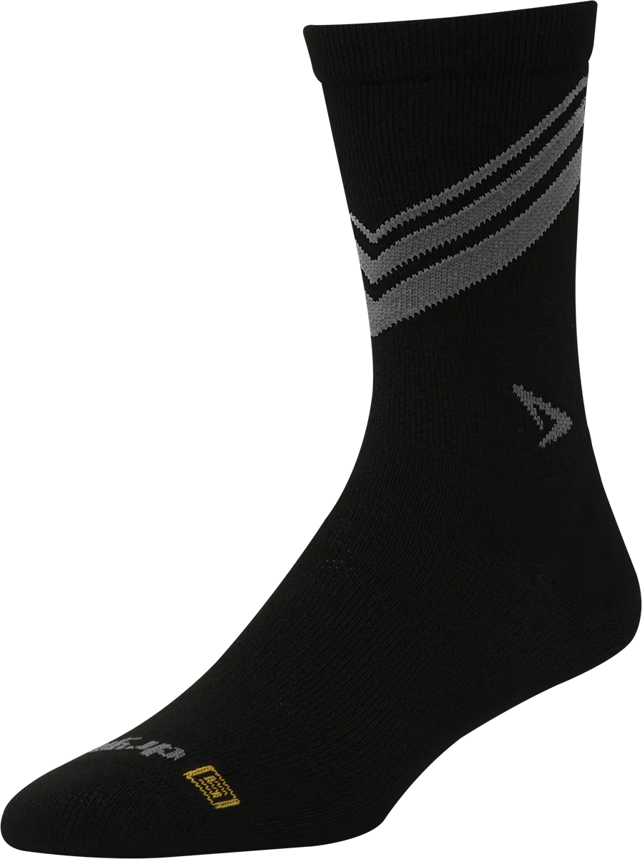 Hyper Thin® Running Crew - Black/Dark Gray - DISCONTINUED