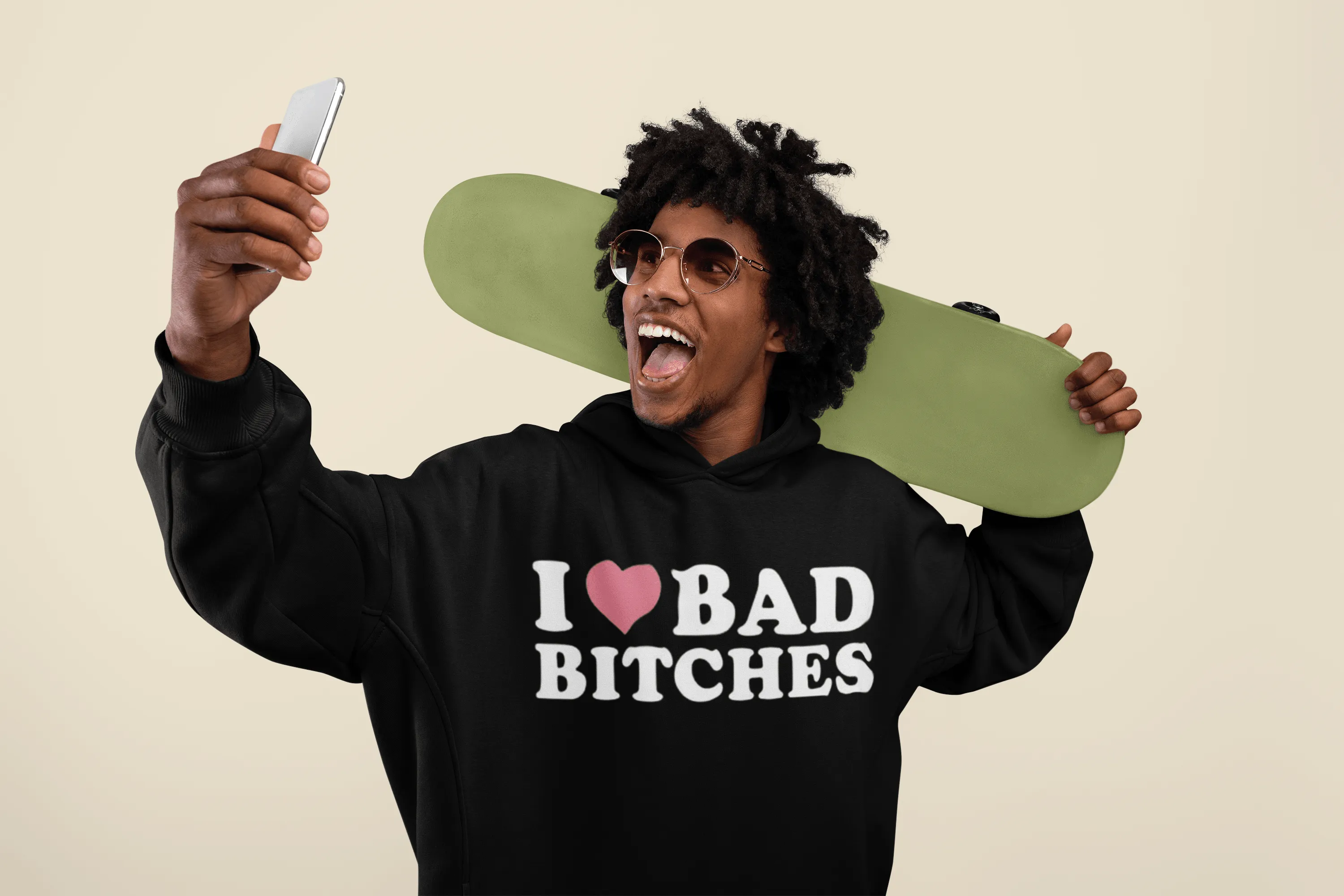 I Love Bad Bi**ches Midweight Ultra Soft Unisex Pullover