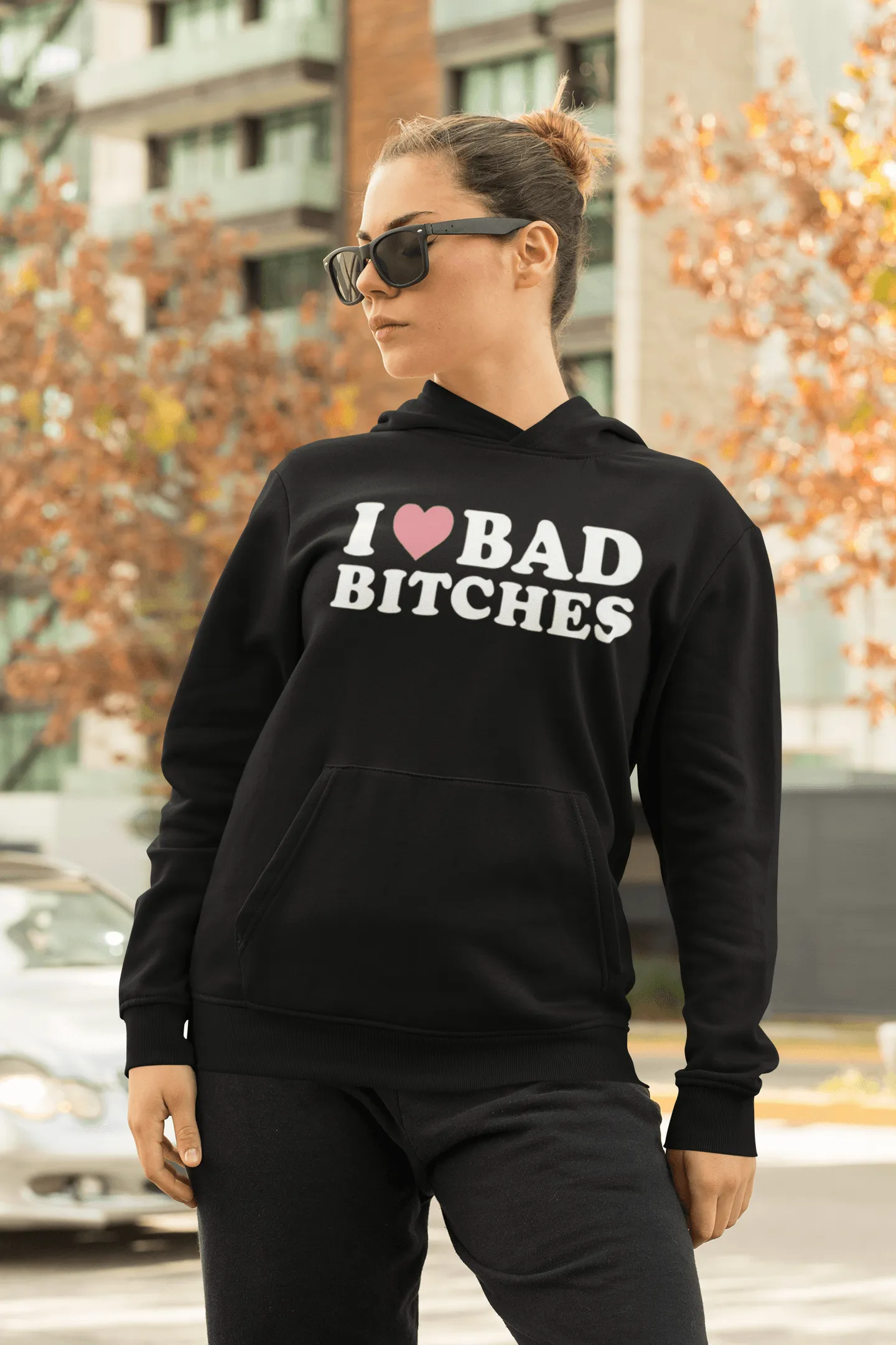 I Love Bad Bi**ches Midweight Ultra Soft Unisex Pullover