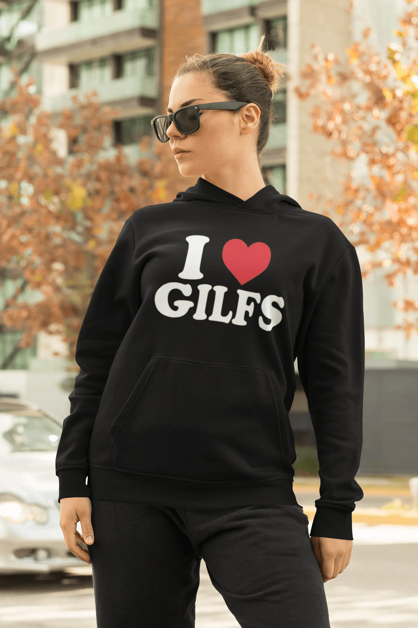 I Love Gilfs Hoodie Ultra Soft Blended Cotton Midweight Pullover