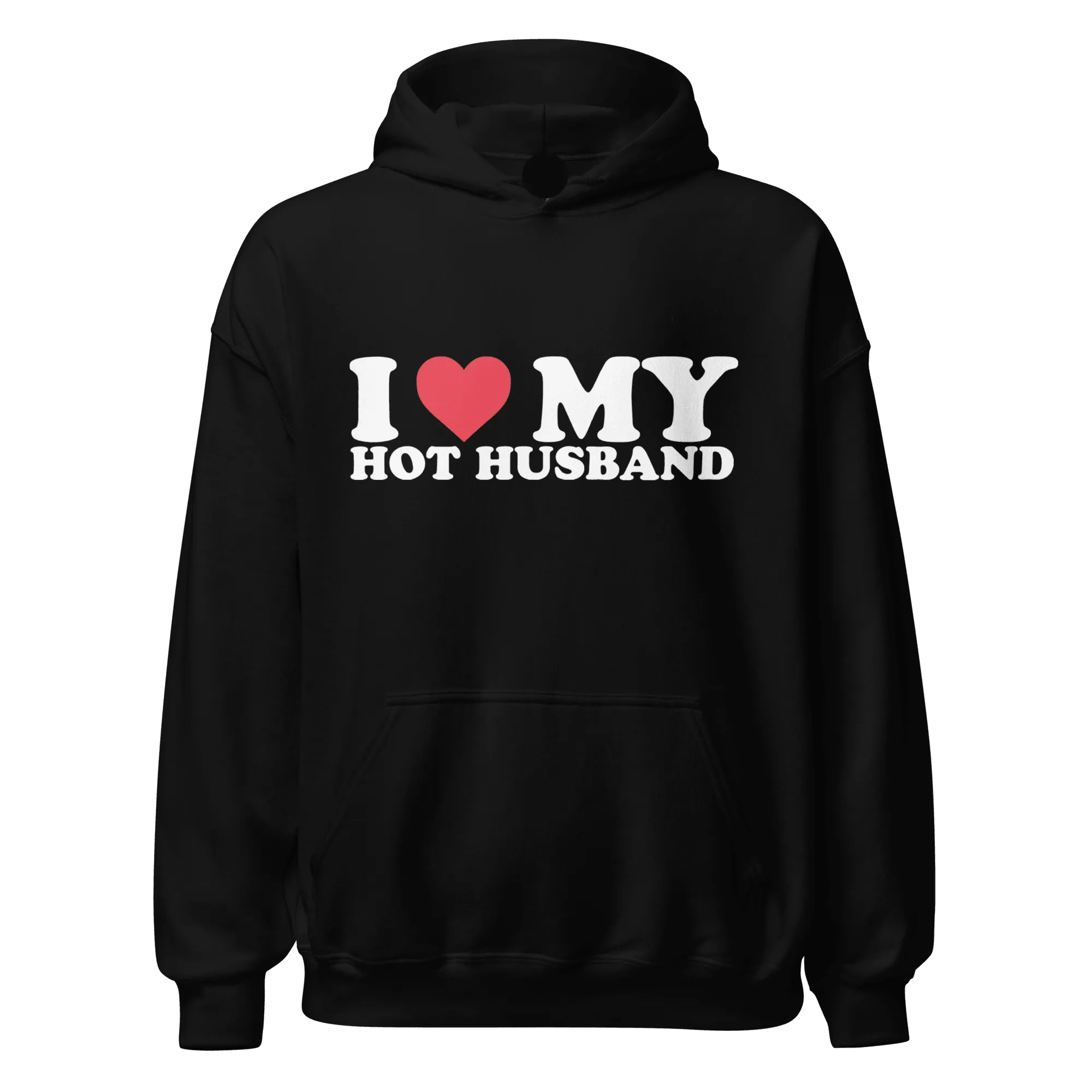 I Love My Hot Wife/Hot Husband Relationship Hoodie Set Blended Cotton Ultra Soft Pullover