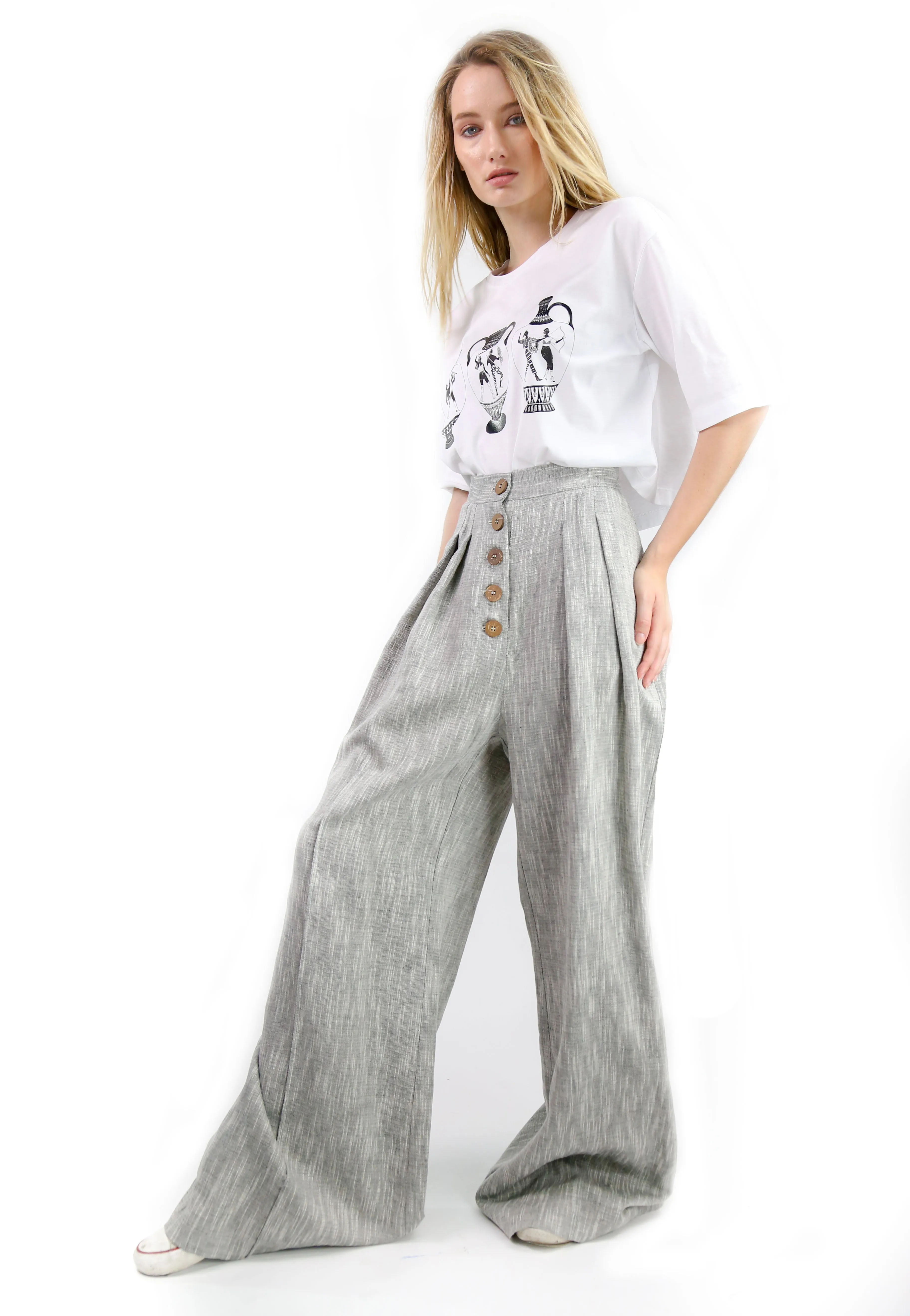 ILARIA PANTS- GRAY