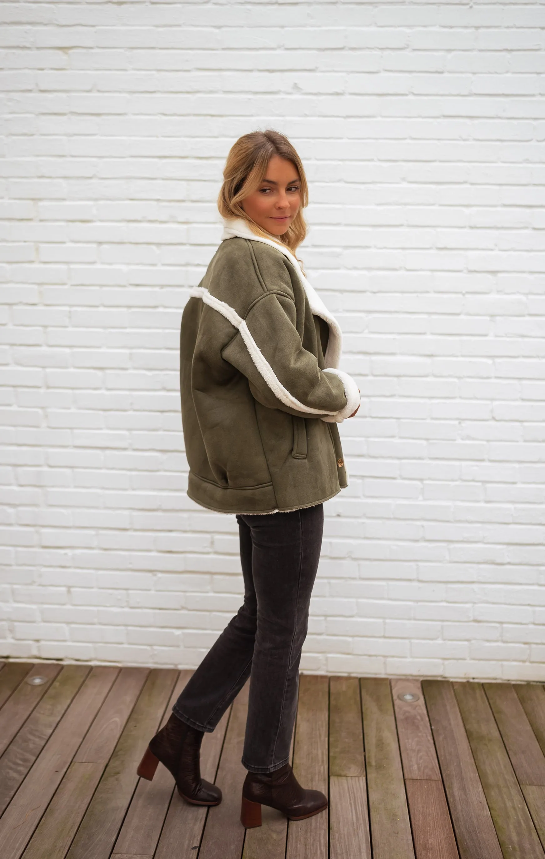 Khaki Naelle Coat