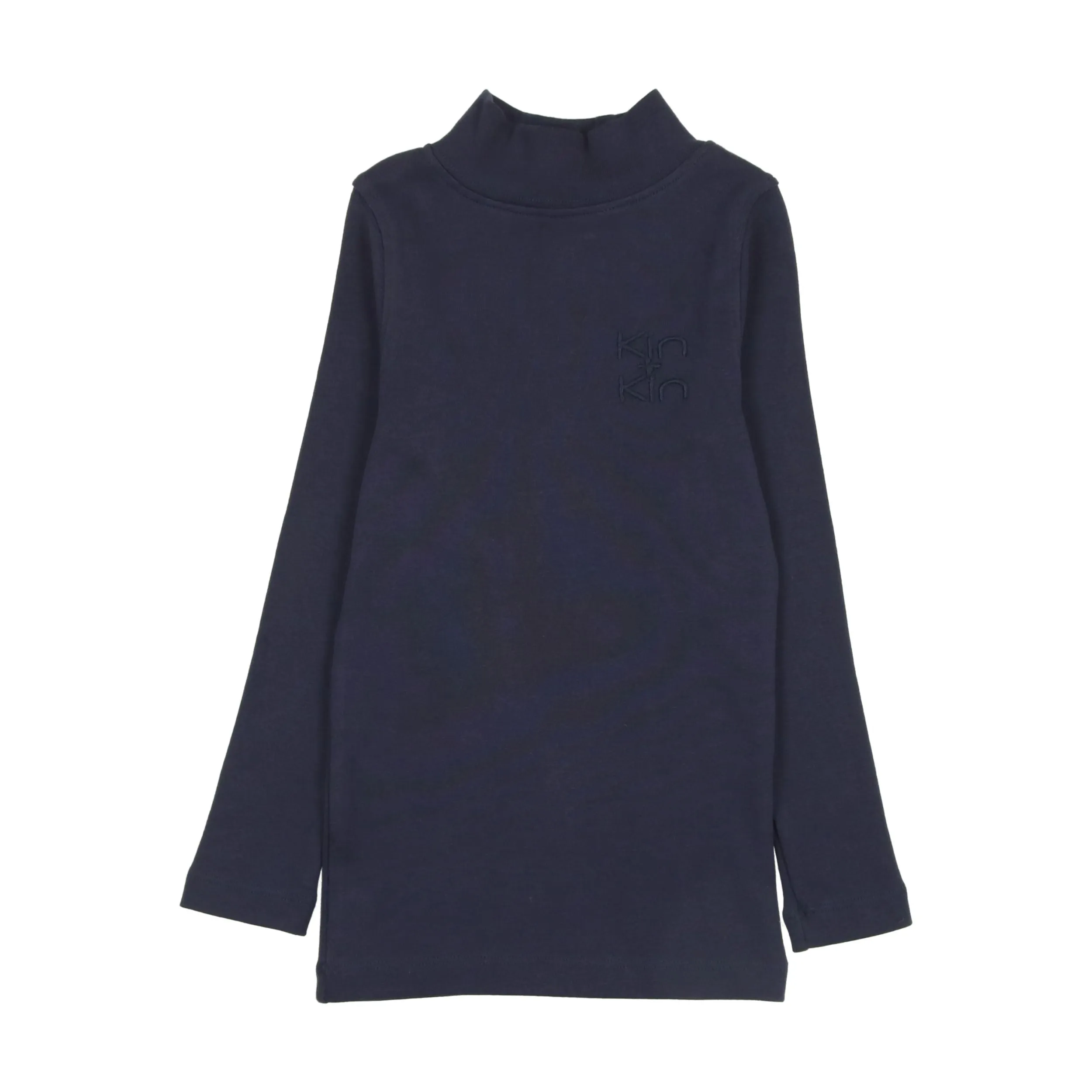 Kin and Kin Blue Mock Turtleneck