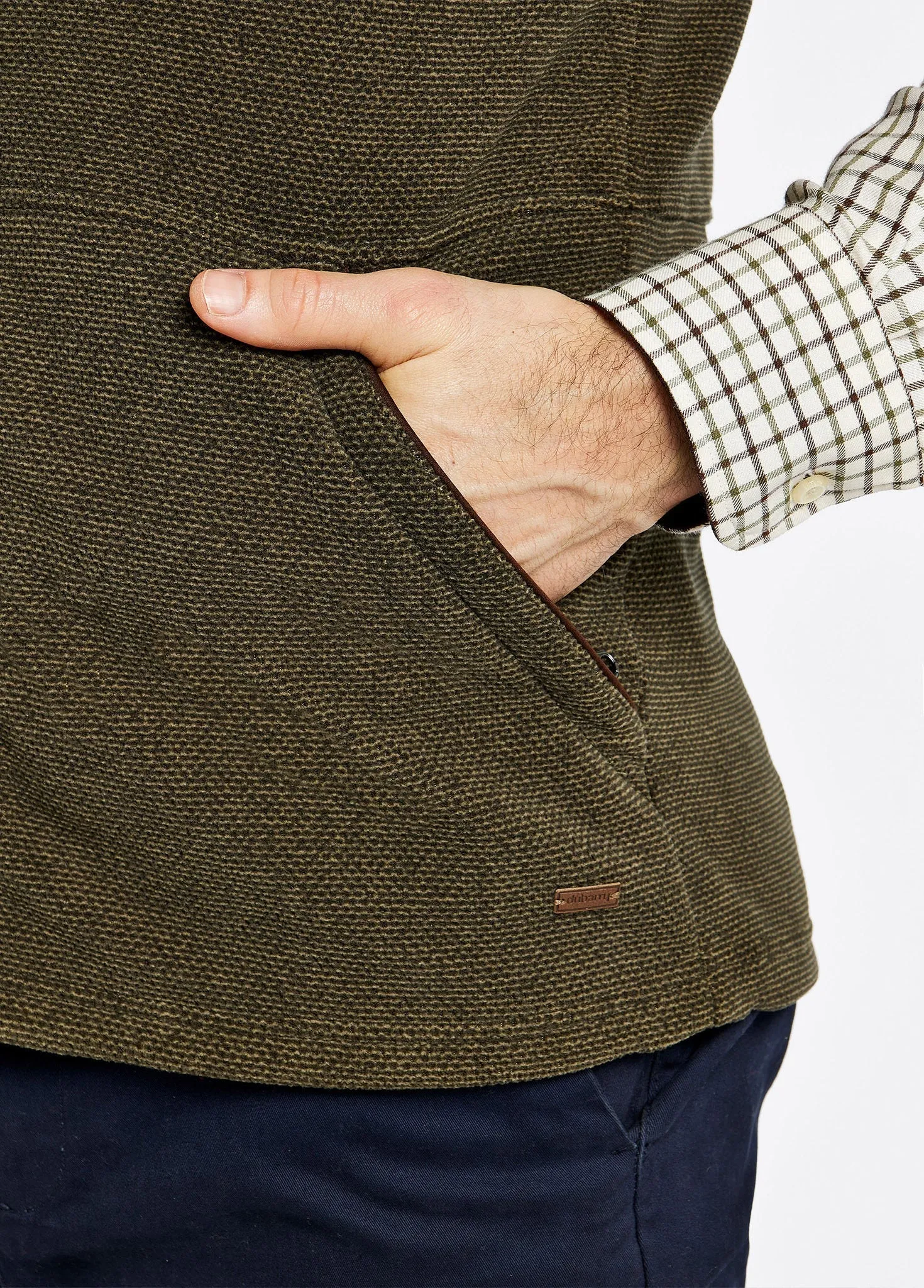 Lifford Men's Fleece Vest - Olive