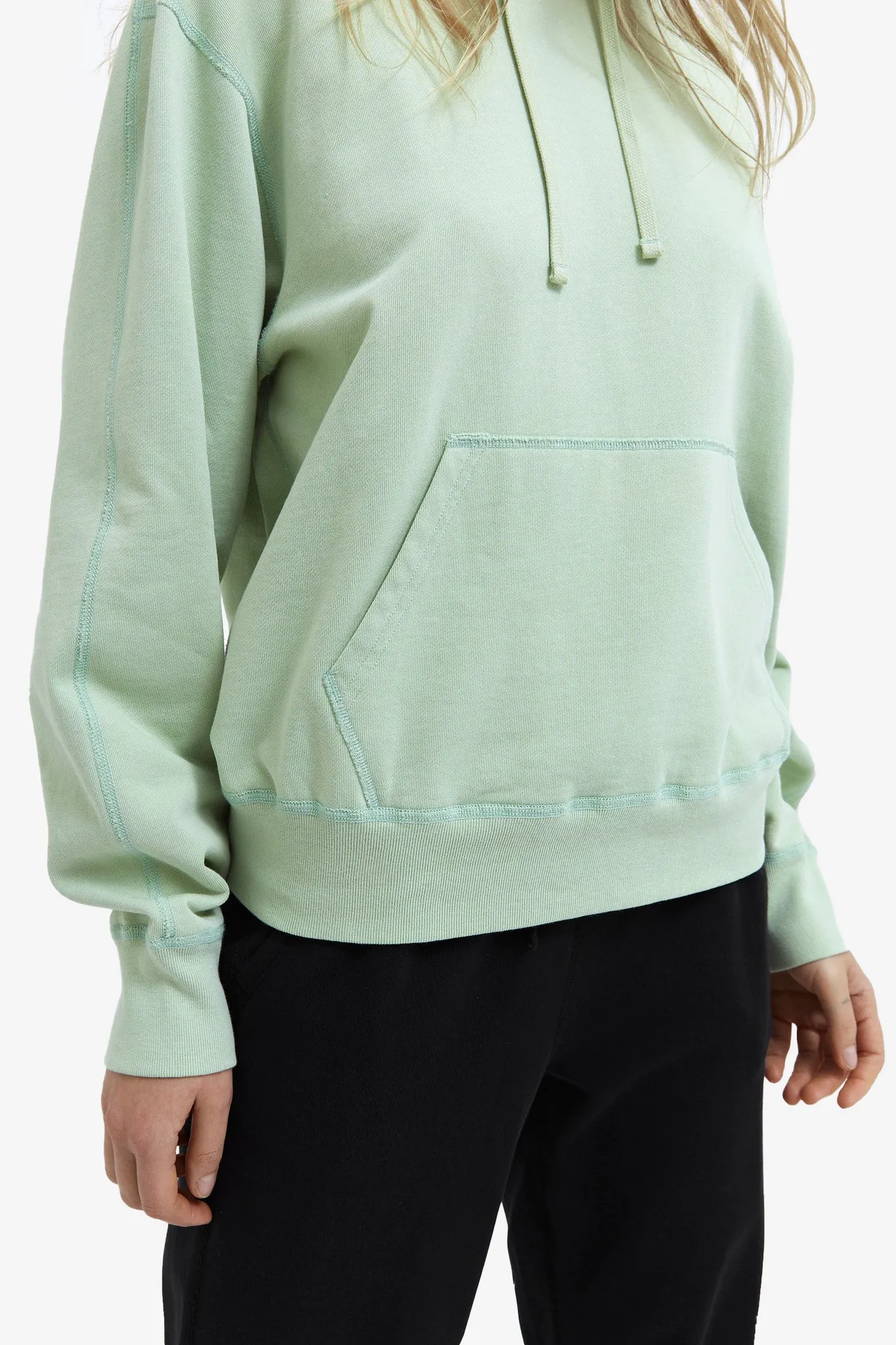 Lightweight Terry Relaxed Hoodie - Cactus