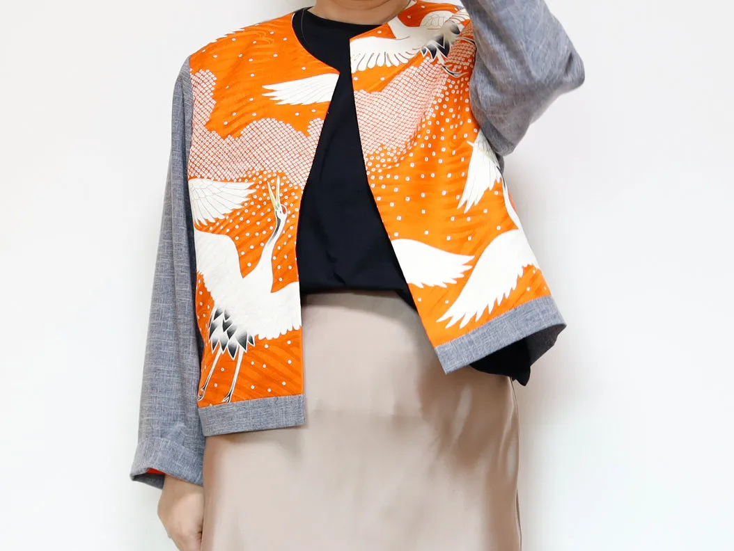 <J15K-015> KIMONO CREW NECK Jacket