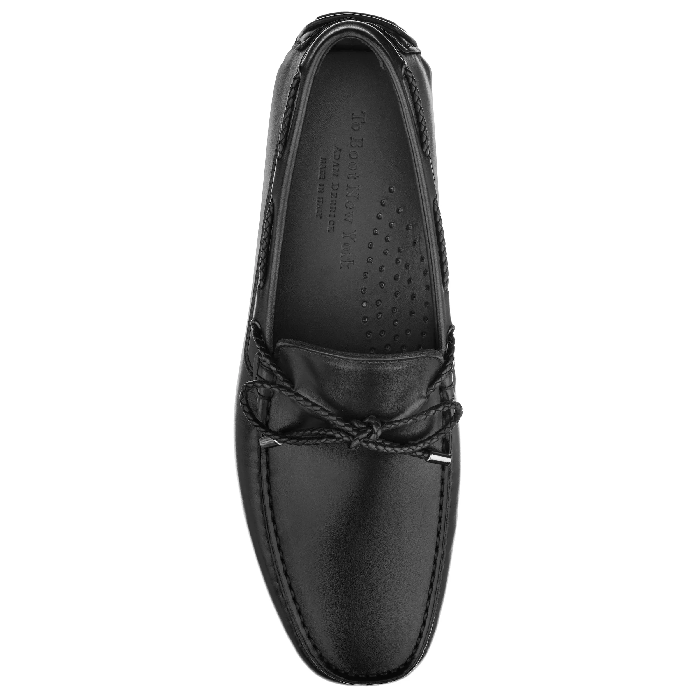 Lucio Black Calf Driving Shoe