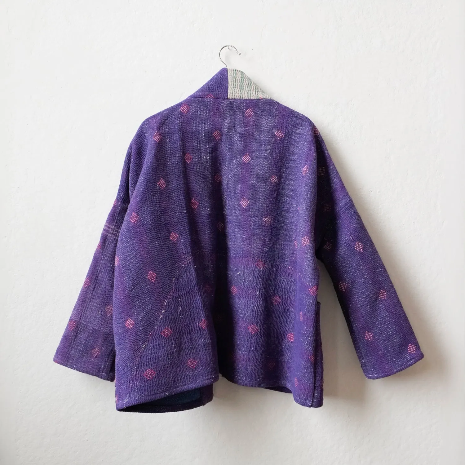 M Purple with Small Pink Diamonds Anoushka Jacket LM104