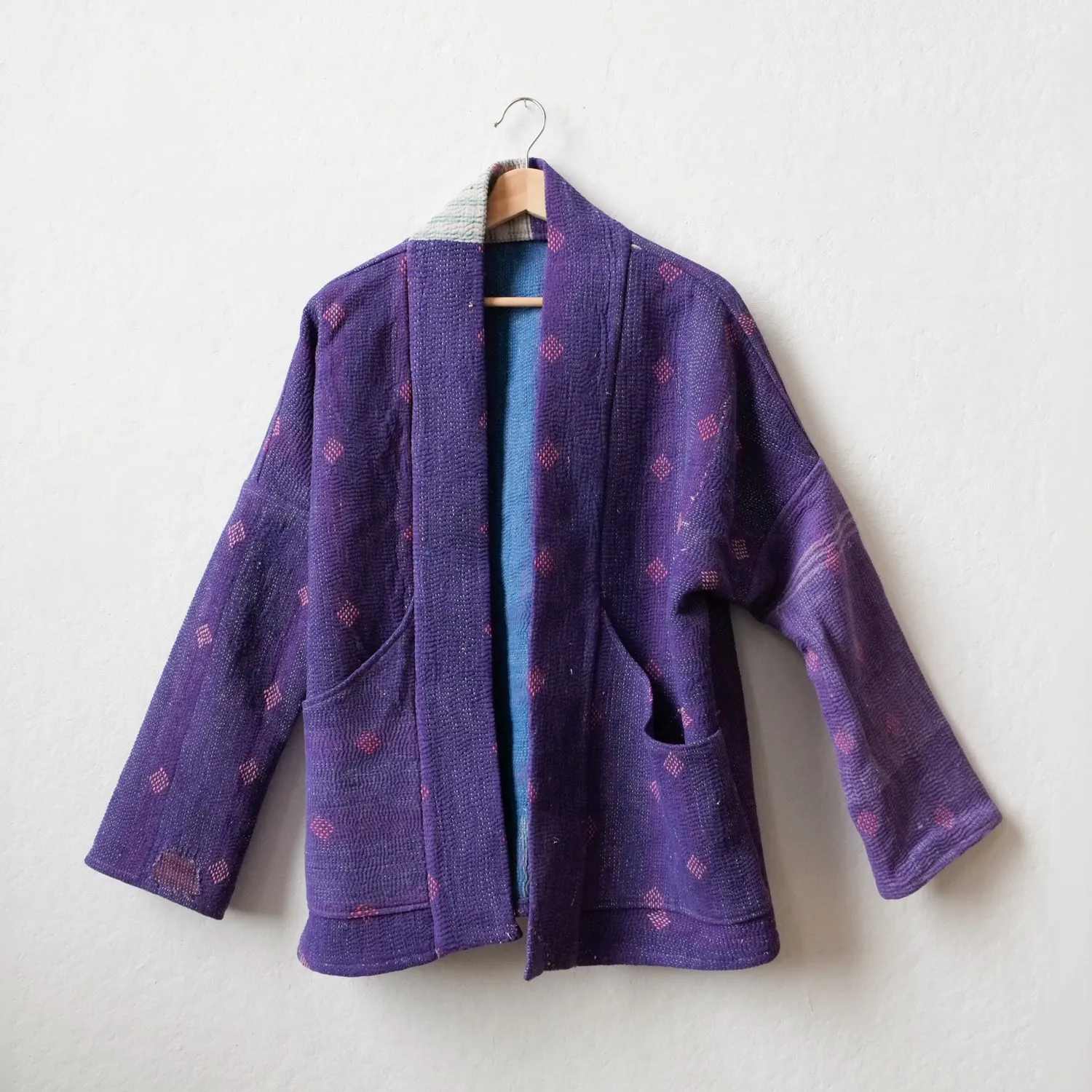 M Purple with Small Pink Diamonds Anoushka Jacket LM104