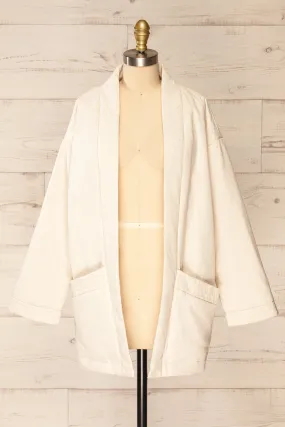 Madrid | Ivory Kimono Jacket