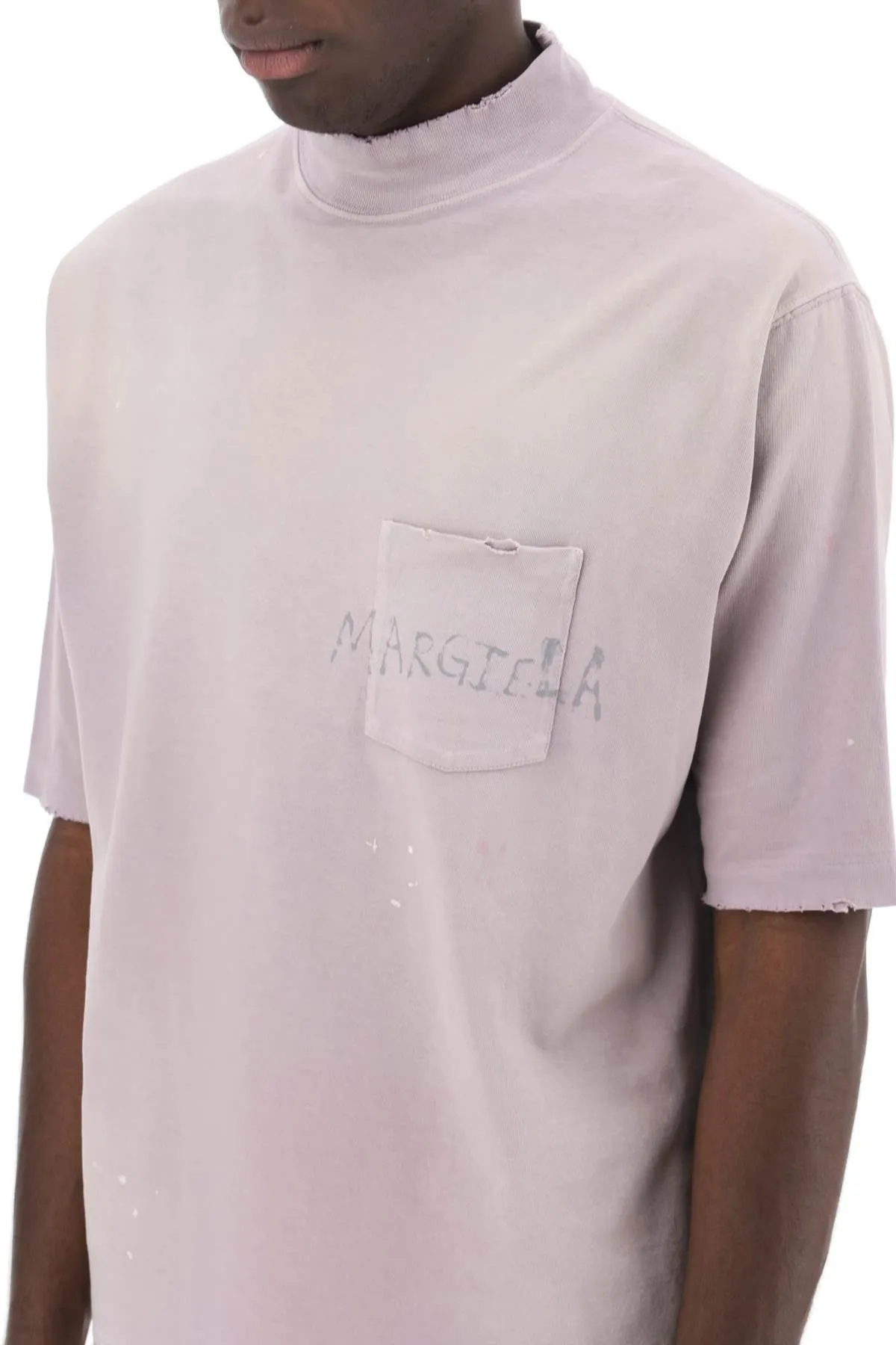 Maison Margiela Handwritten Logo T-Shirt With Written Text