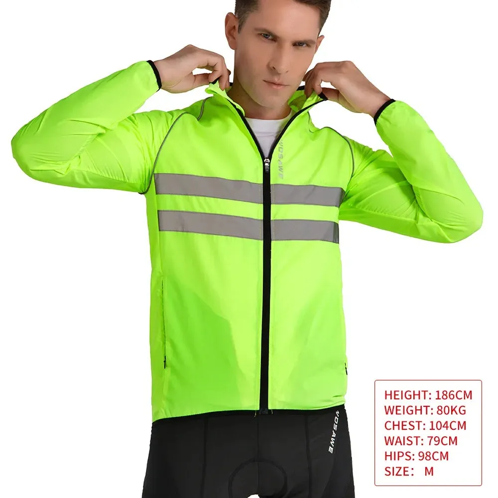 Men Cycling Windbreaker MTB Bicycle Long Sleeve Coat Water Resistant Outdoor Sport Jersey Bike Jacket Cycling Clothing