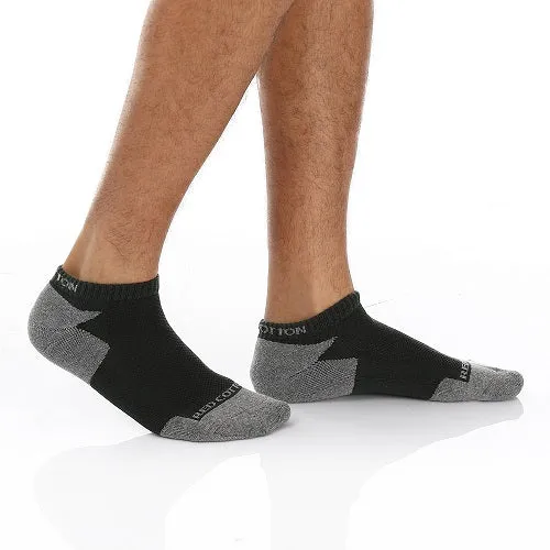 Men Plain Mid Calf Socket Socks - Dark Grey