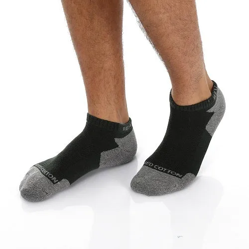 Men Plain Mid Calf Socket Socks - Dark Grey