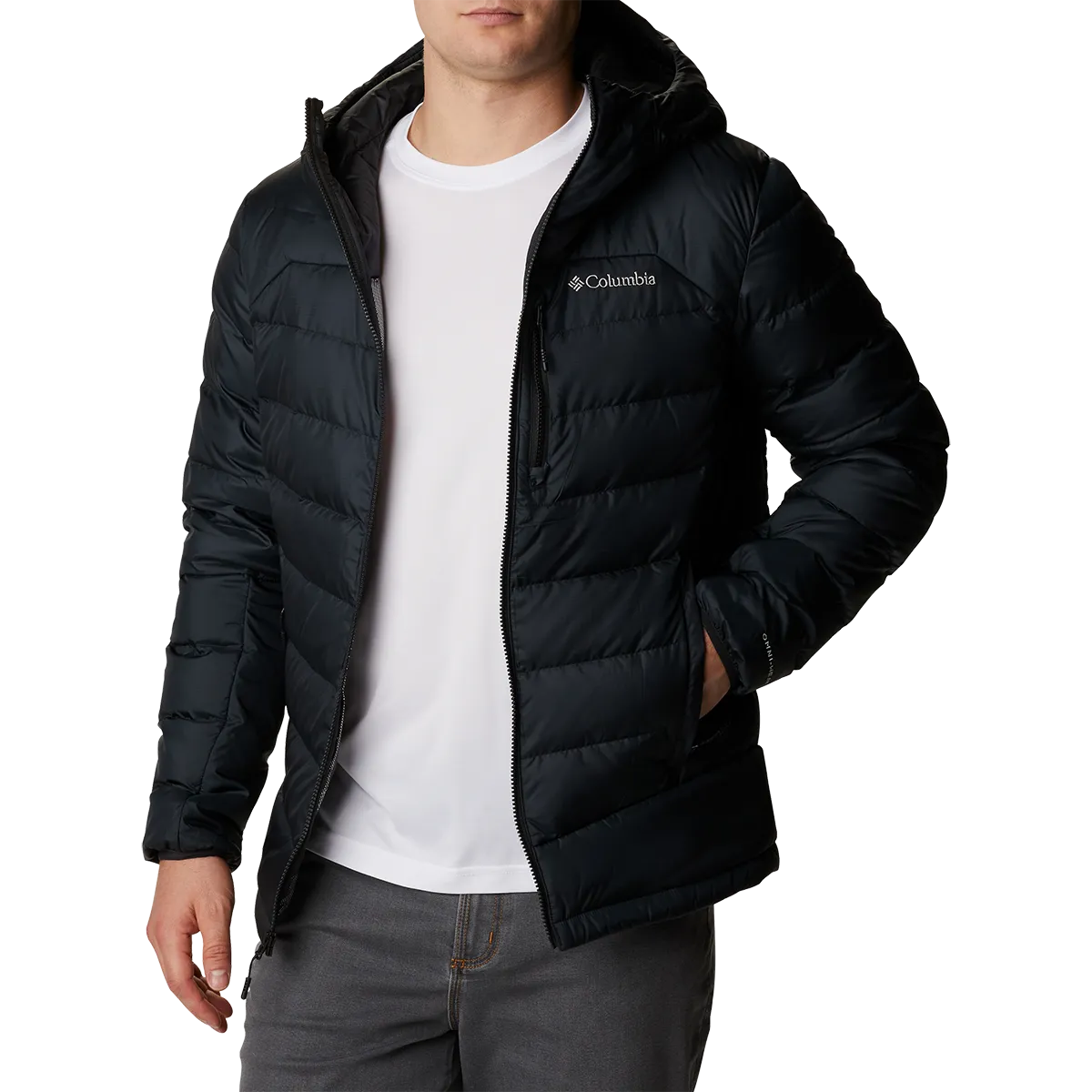 Men's Autumn Park Down Hooded Jacket