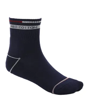 Men's Comfortable Mid Calf Socks - Navy