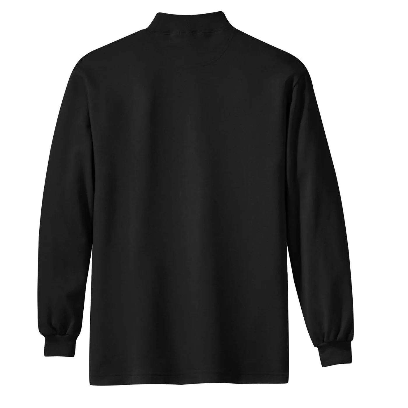 Men's Interlock Knit Mock Turtleneck Sweaters