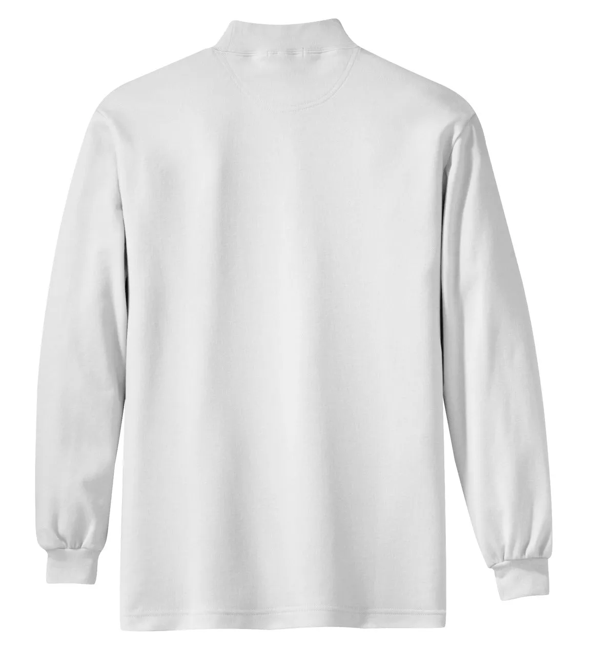 Men's Interlock Knit Mock Turtleneck Sweaters