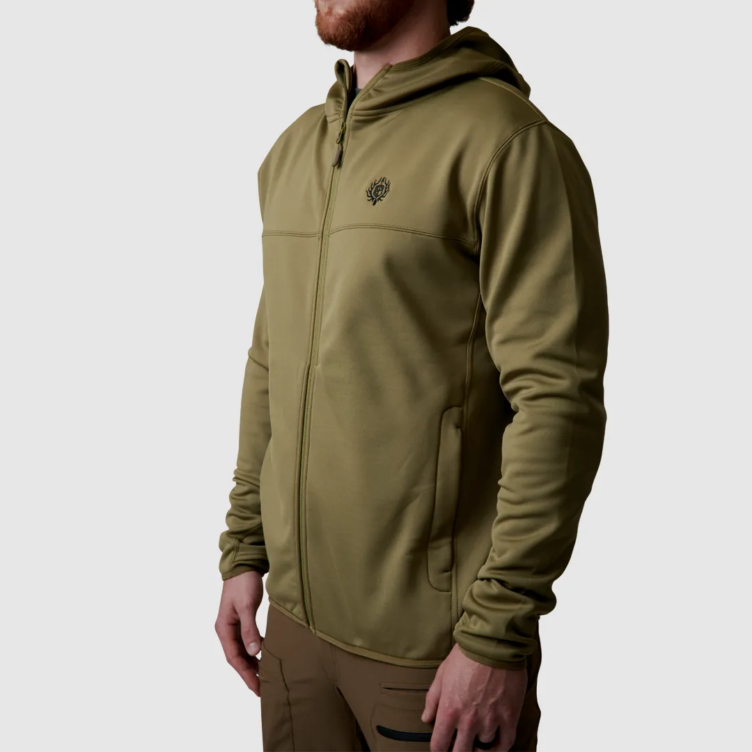 Men's Sentry Full Zip Hoodie (OD Green)