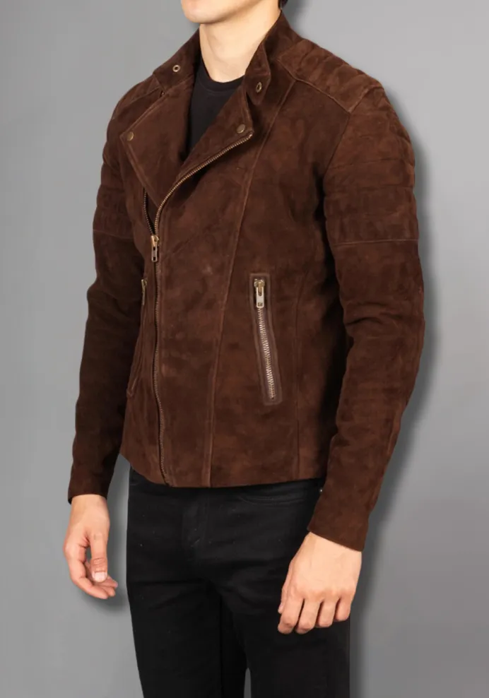 Mens Vintage Biker Leather Jacket