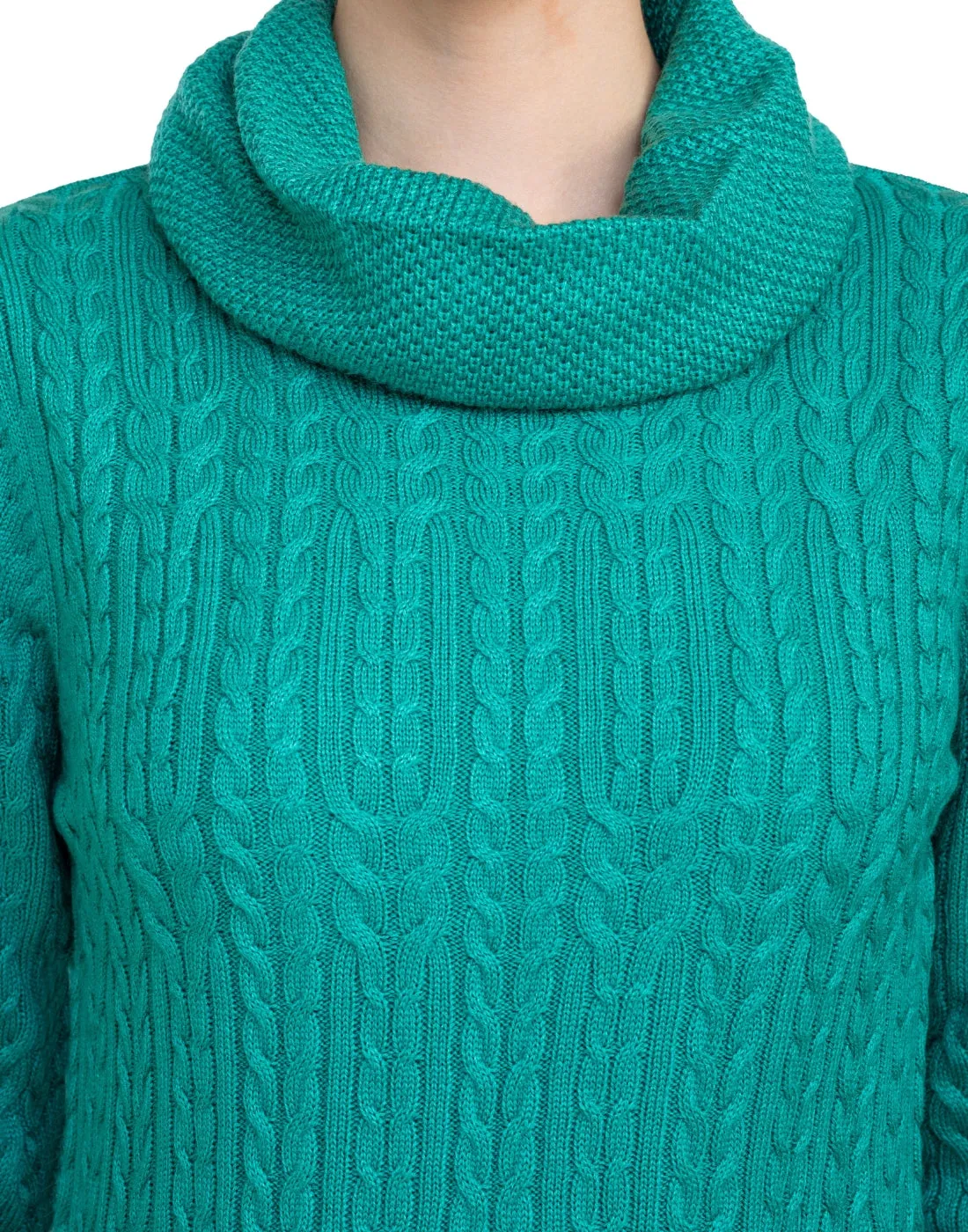 Moda Elementi Knitted sweaters pullover styles Green