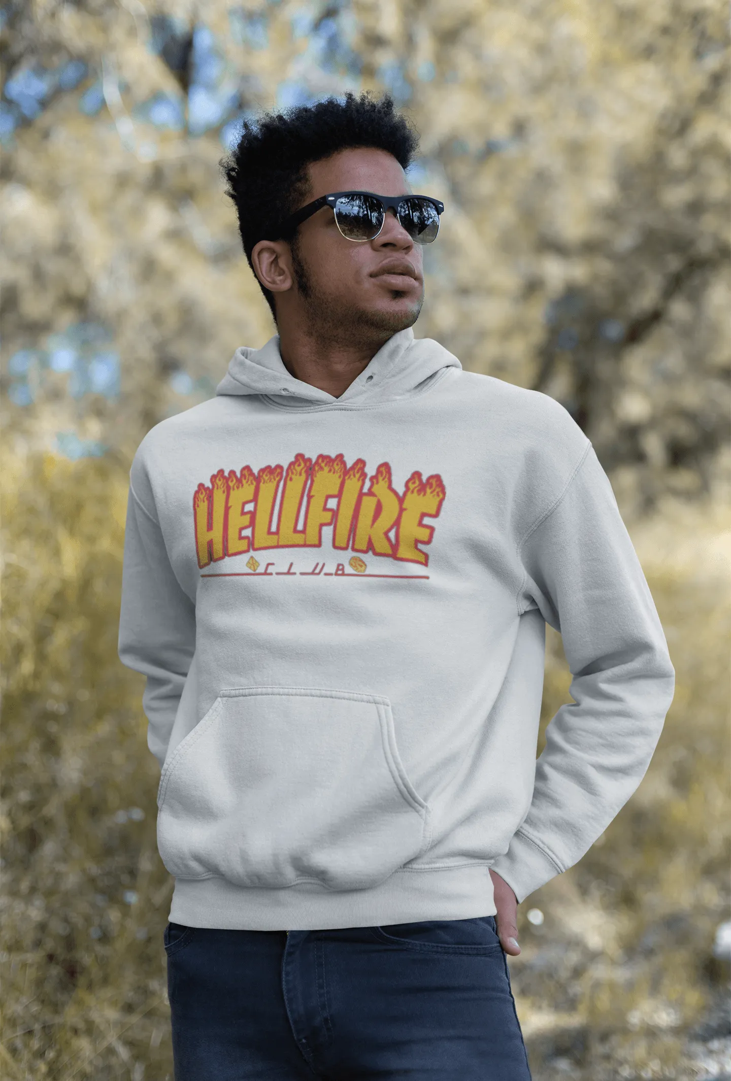 Motorcycle club Hoodie Hellfire Club Top Koala Soft Style Pullover