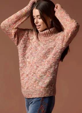 Multi Color T-Neck Sweater