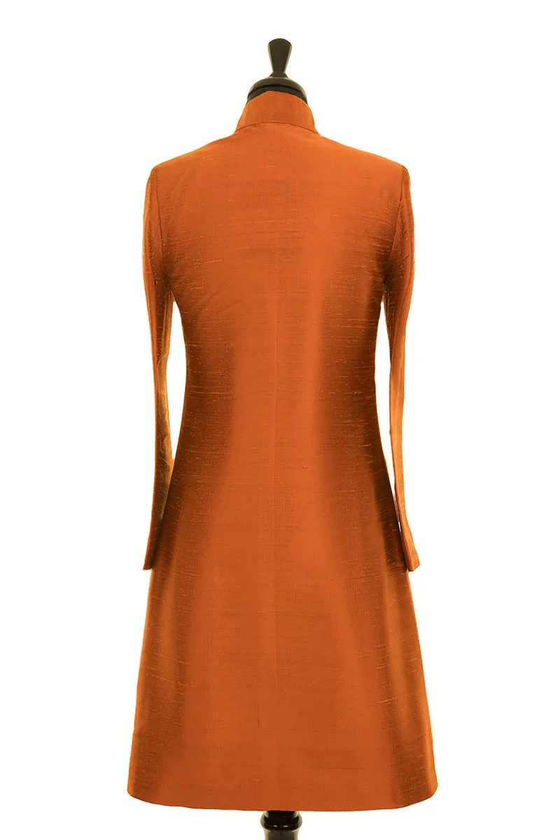 Nehru Coat in Burnt Orange