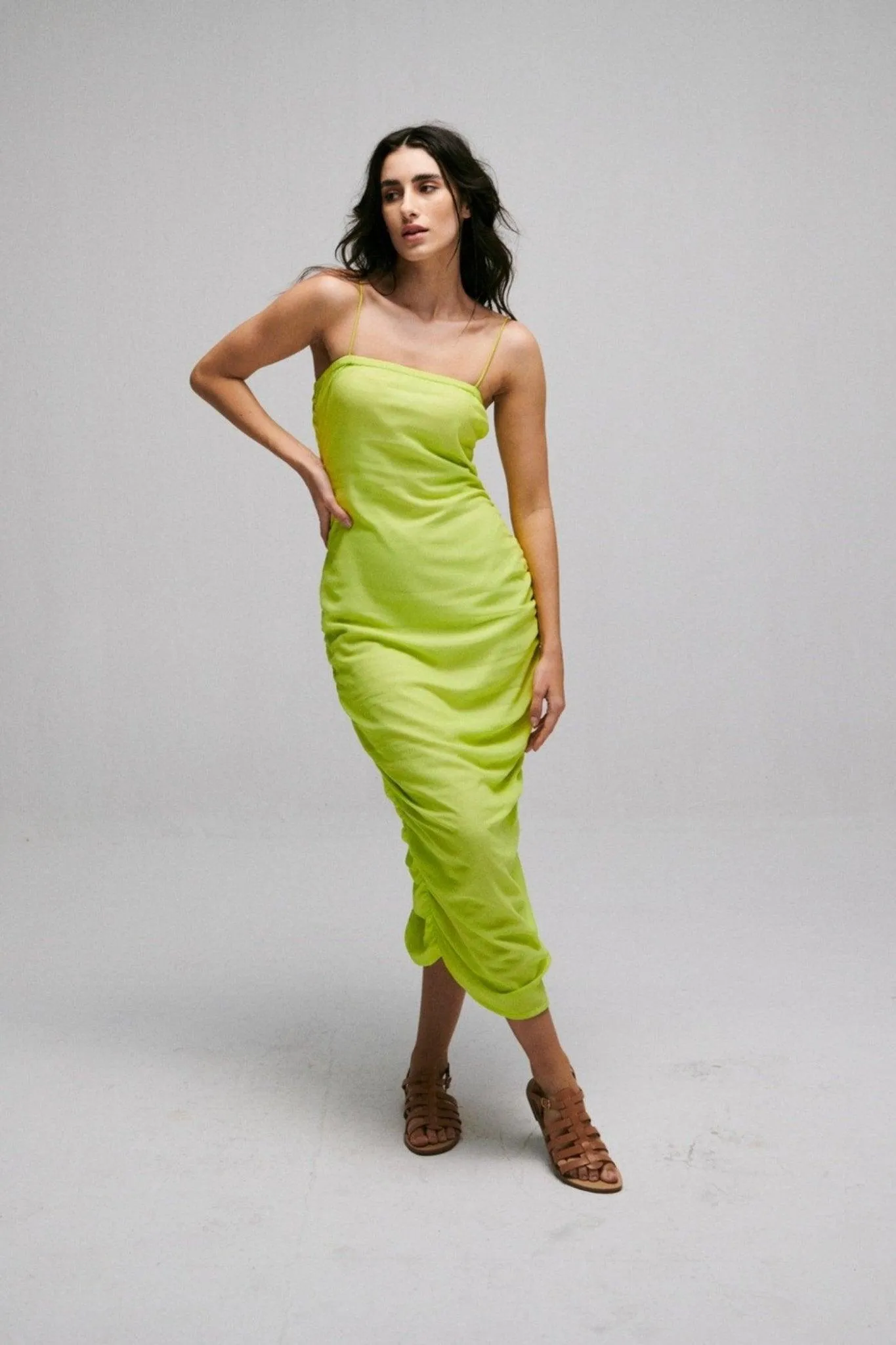 Neon Green Bodycon Dress