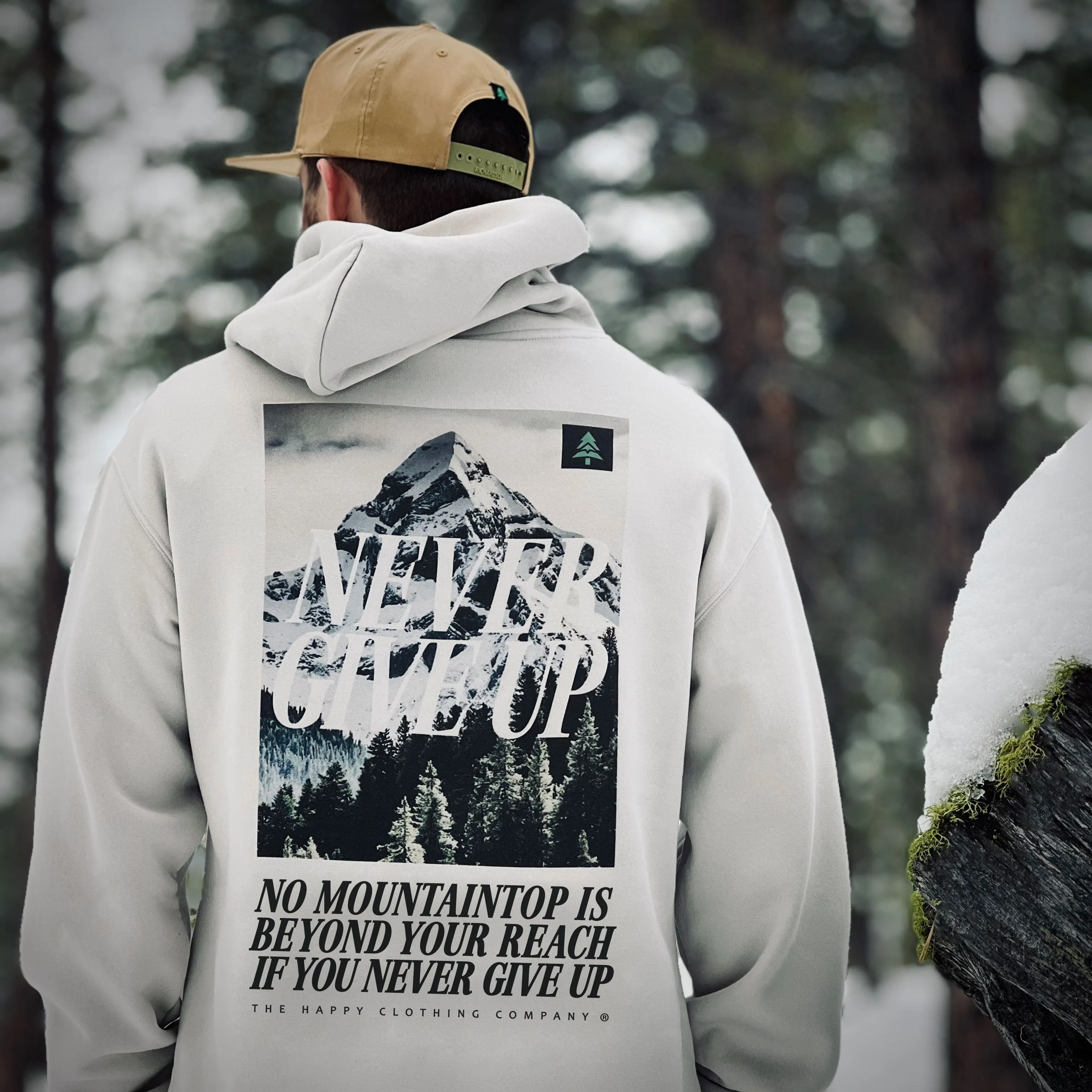 Never Give Up Unisex Relaxed Hoodie