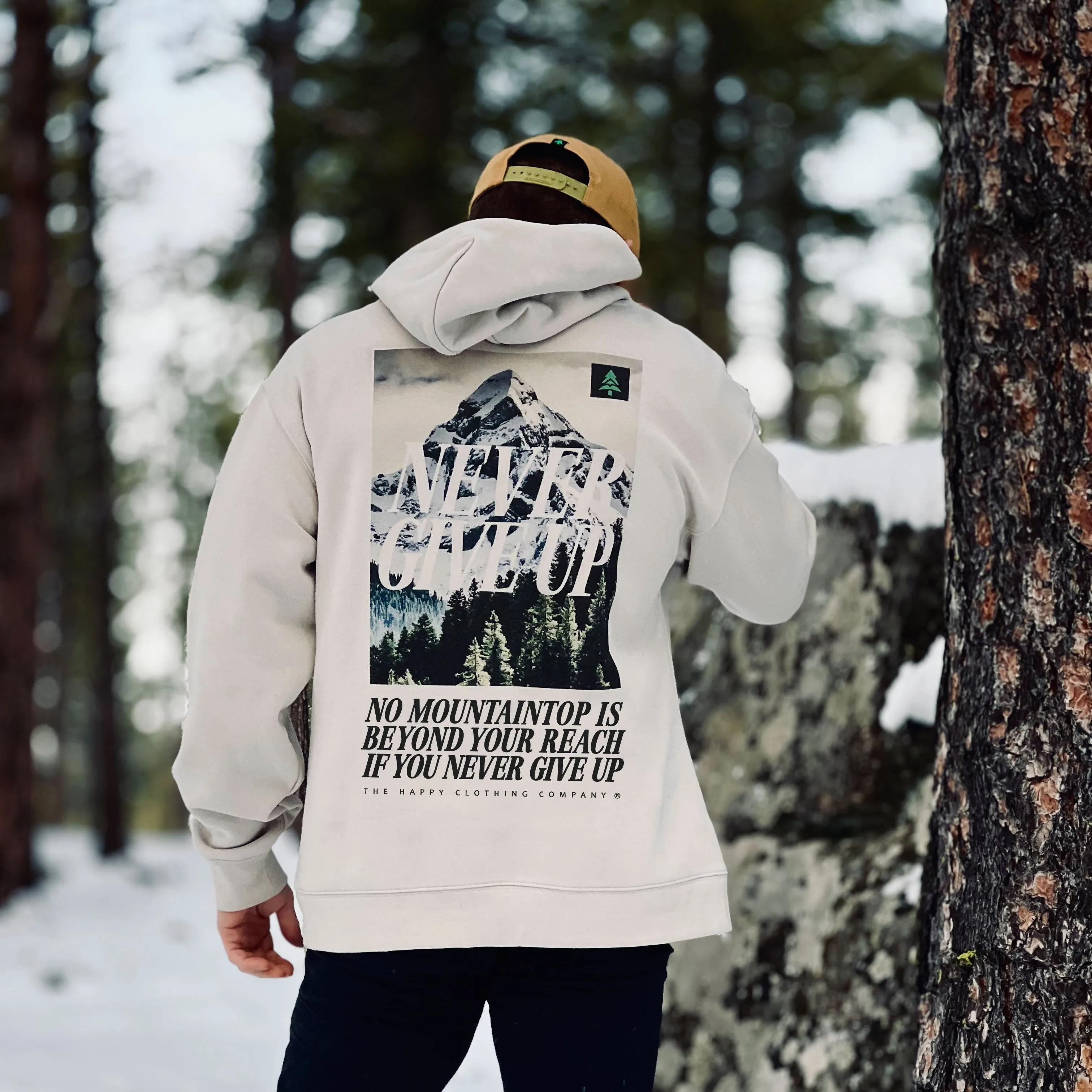 Never Give Up Unisex Relaxed Hoodie