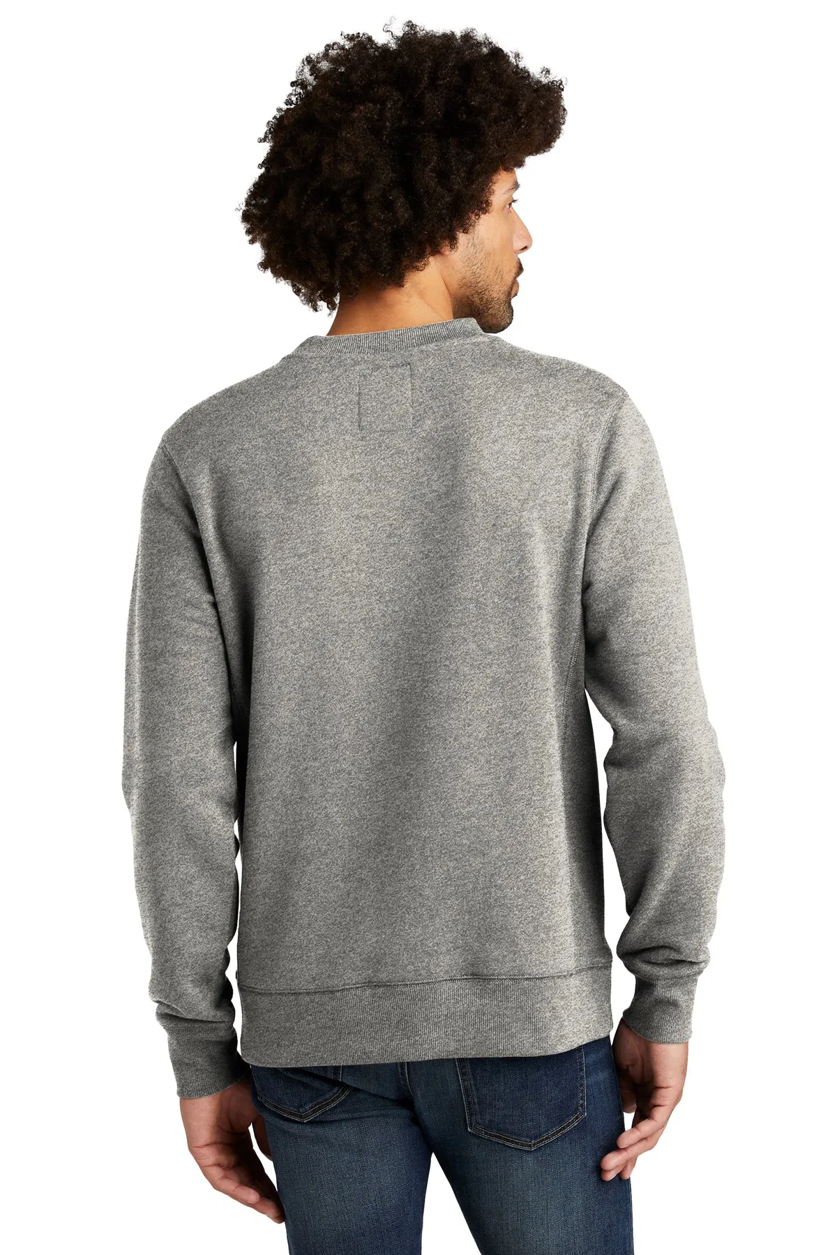 New Era French Terry Customized Sweatshirts, Light Graphite Twist