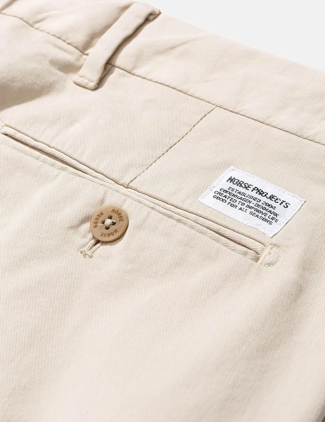 Norse Projects Aros Light Stretch Chino (Slim) - Oatmeal