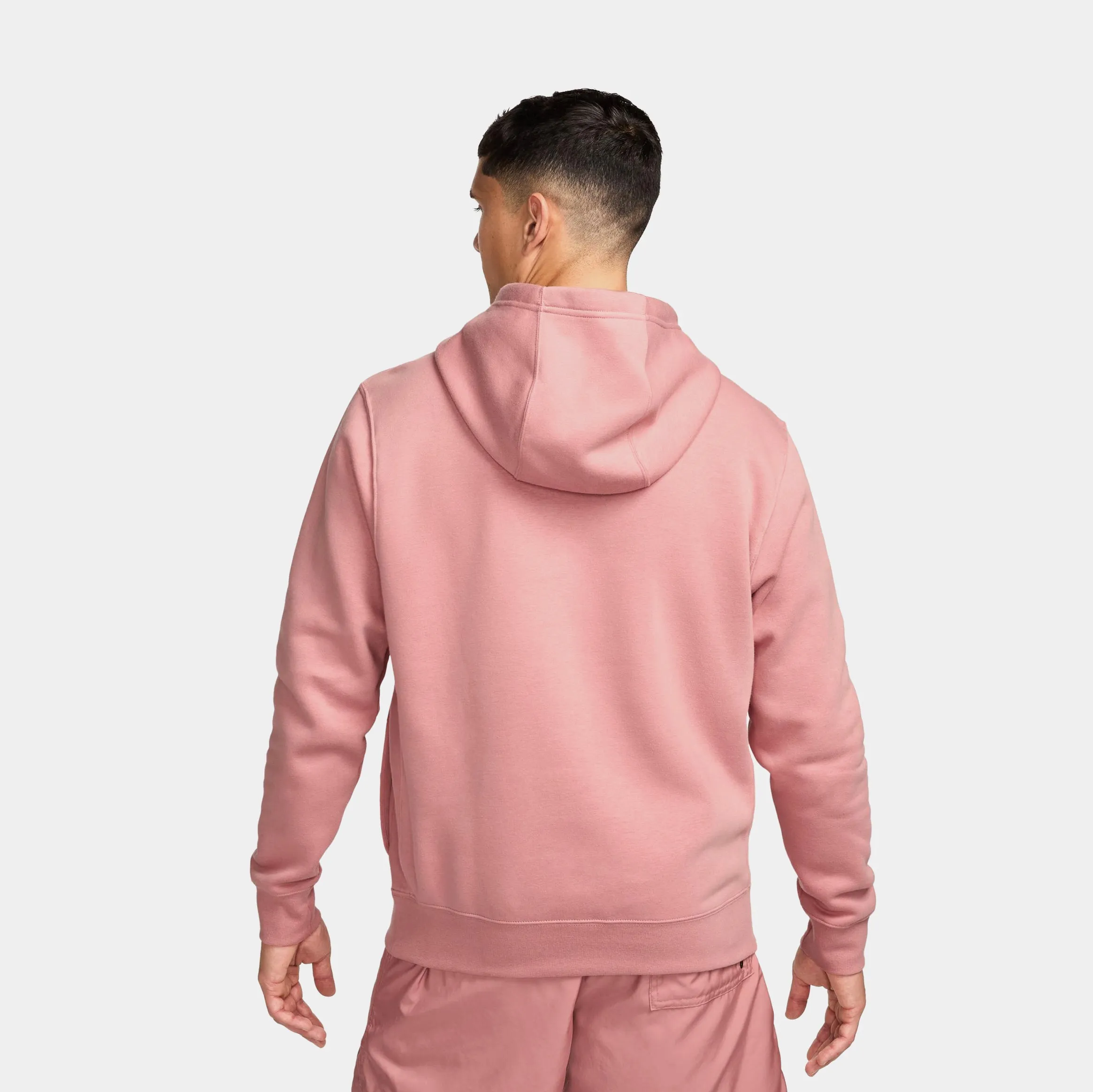 NSW Graphic Block Pullover Mens Hoodie (Pink/White)