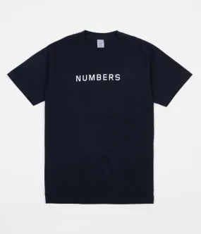 Numbers 12:45 Wordmark T-Shirt - Navy