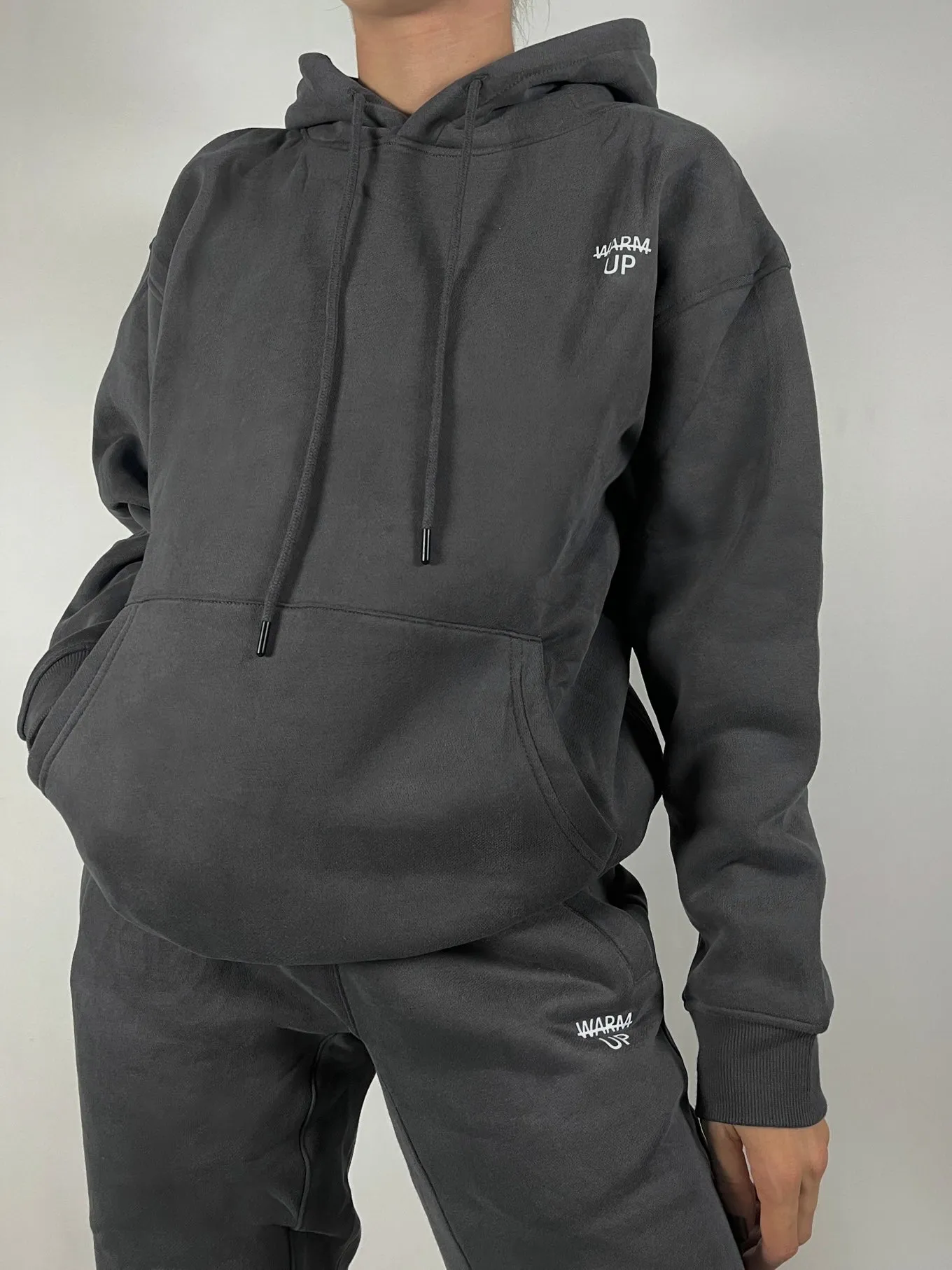 Odyssey Grey Thick Oversized Hoodie