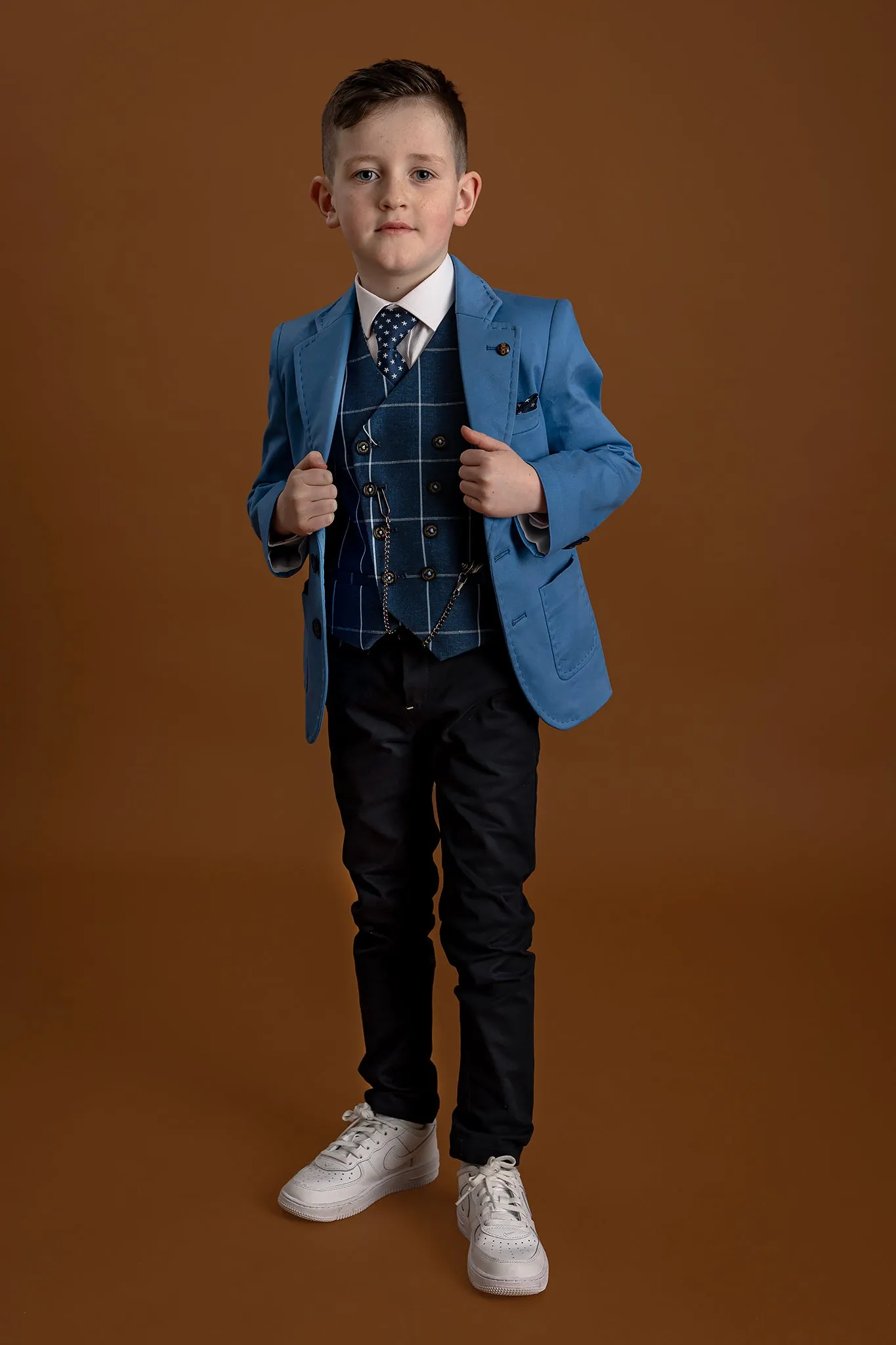 One Varones Boys Blue Blazer