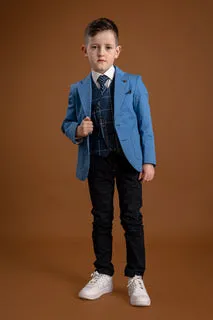 One Varones Boys Blue Blazer