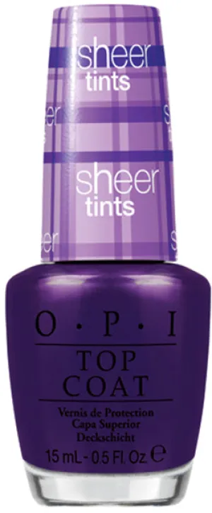 OPI - Don’t Violet Me Down - Sheer Tints Top Coat Collection