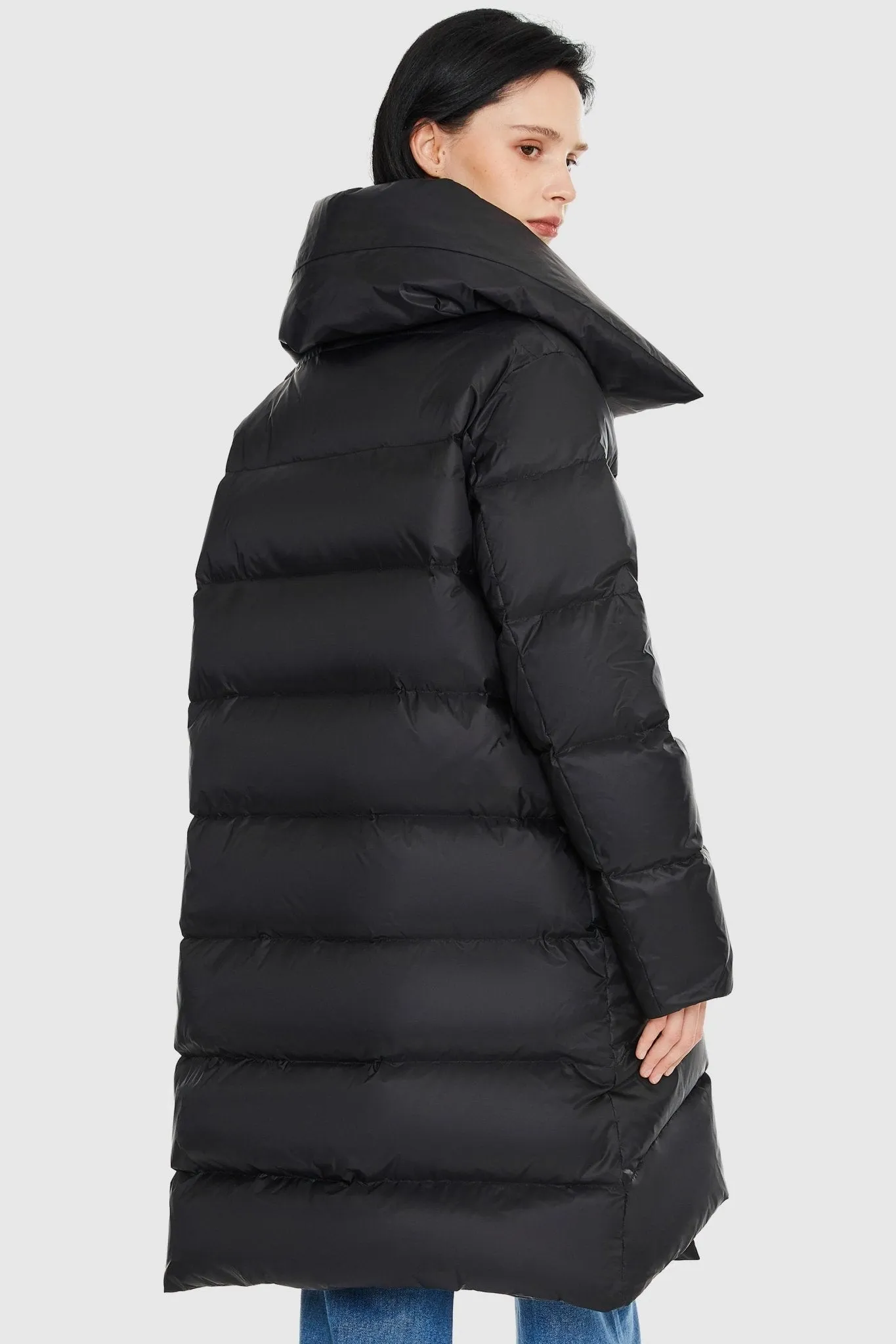 Oversized Collar Puffer Jacket