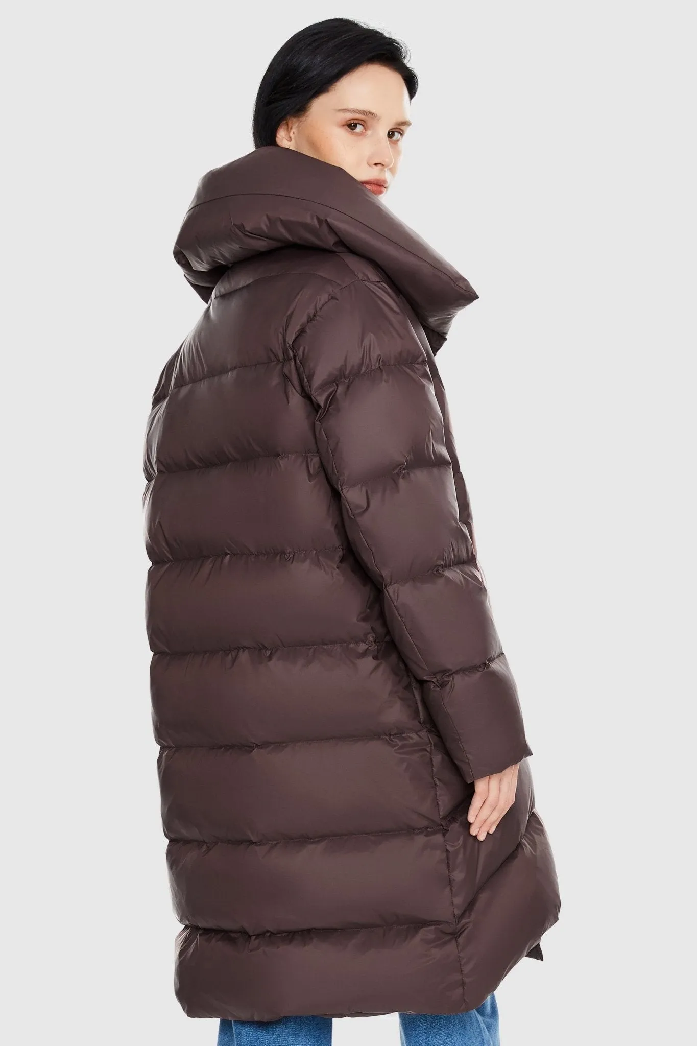 Oversized Collar Puffer Jacket