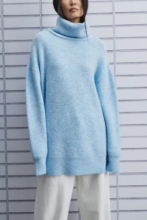 OVERSIZED TURTLENECK PULLOVER