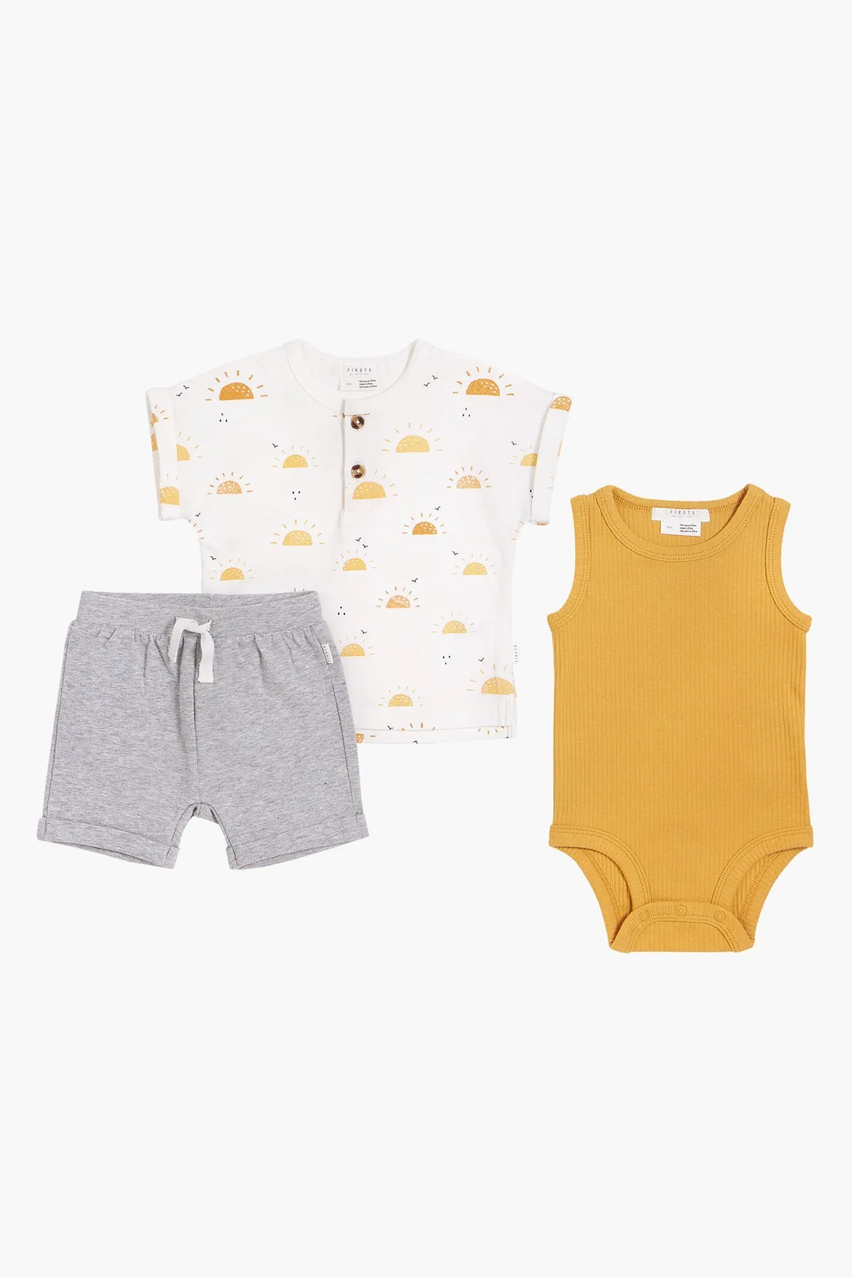 Petit Lem Soleil Baby Boys 3-Piece Set