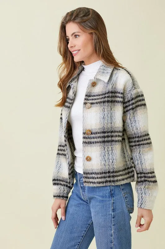 Plaid Boucle Jacket