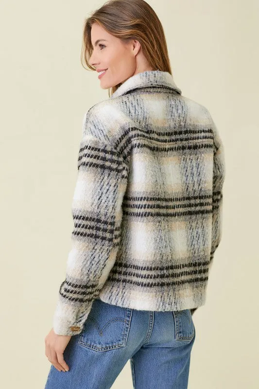 Plaid Boucle Jacket