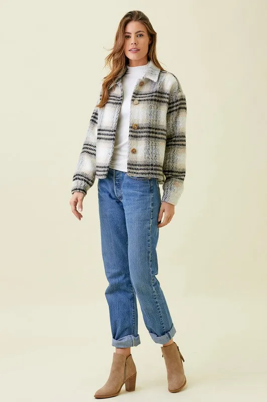 Plaid Boucle Jacket