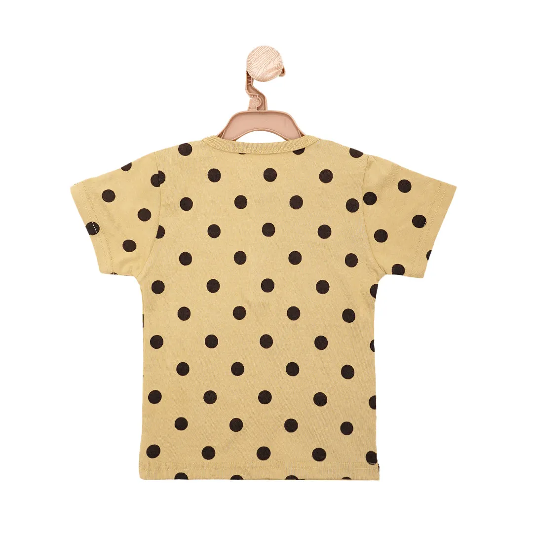 Polka-Dot Henley Baby T-Shirt