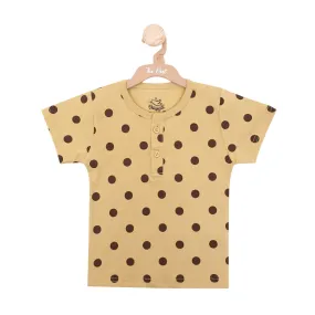 Polka-Dot Henley Baby T-Shirt